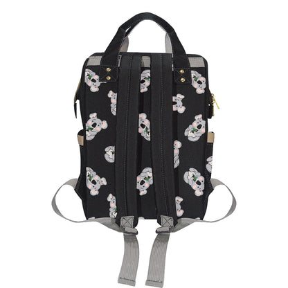 Koala Pattern Print Design 05 Diaper Bag Backpack