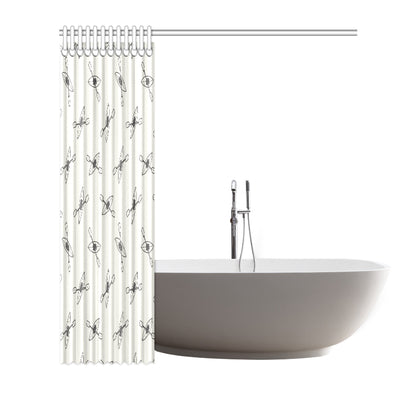 Kayak Pattern Print Design 01 Shower Curtain