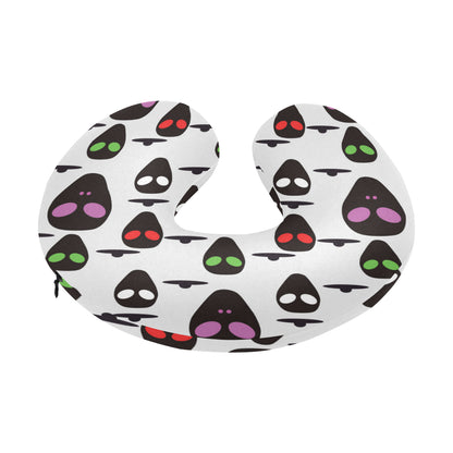 Alien Pattern Print Design 06 U-Shaped Travel Neck Pillow