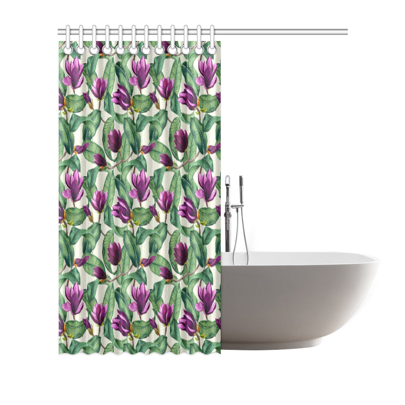 Magnolia Pattern Print Design MAG07 Shower Curtain