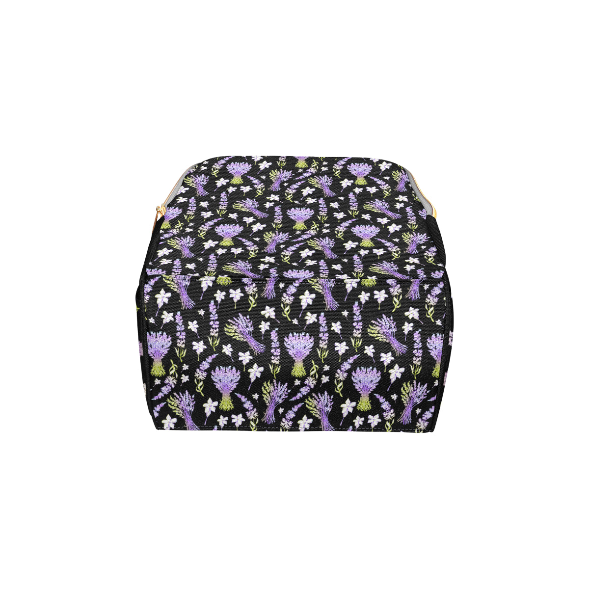 Lavender Pattern Print Design LV04 Diaper Bag Backpack