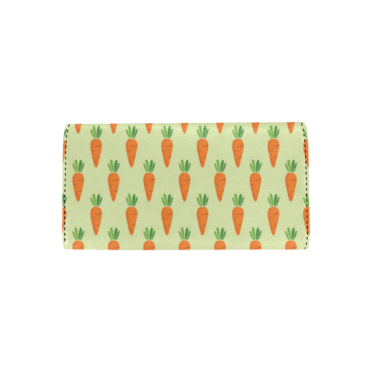 Carrot Pattern Print Design 02 Women's Trifold Wallet