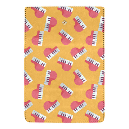 Piano Pattern Print Design 02 Women's Trifold Wallet