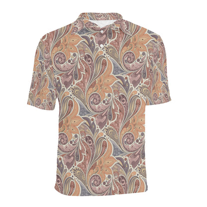 Boho Pattern Print Design 03 Men Polo Shirt
