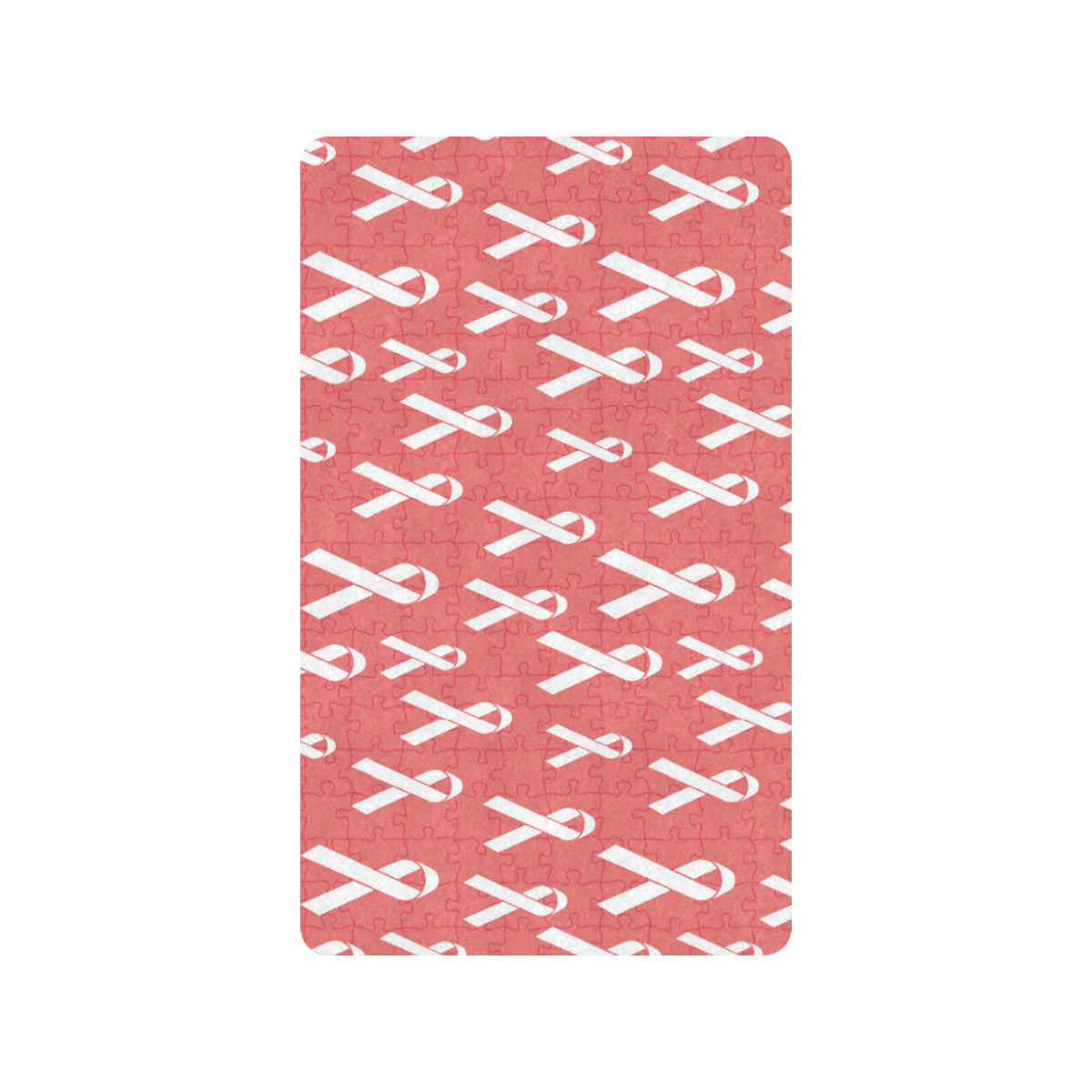 Autism Awareness Ribbon Design Print Rubber Doormat