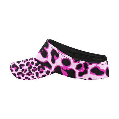 Pink Leopard Print Unisex Sun Visor