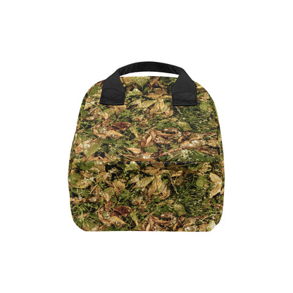 Camo Realistic Tree Forest Texture Print Insulated Lunch Bag