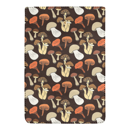 Mushroom Pattern Print Design A05 Women's Trifold Wallet