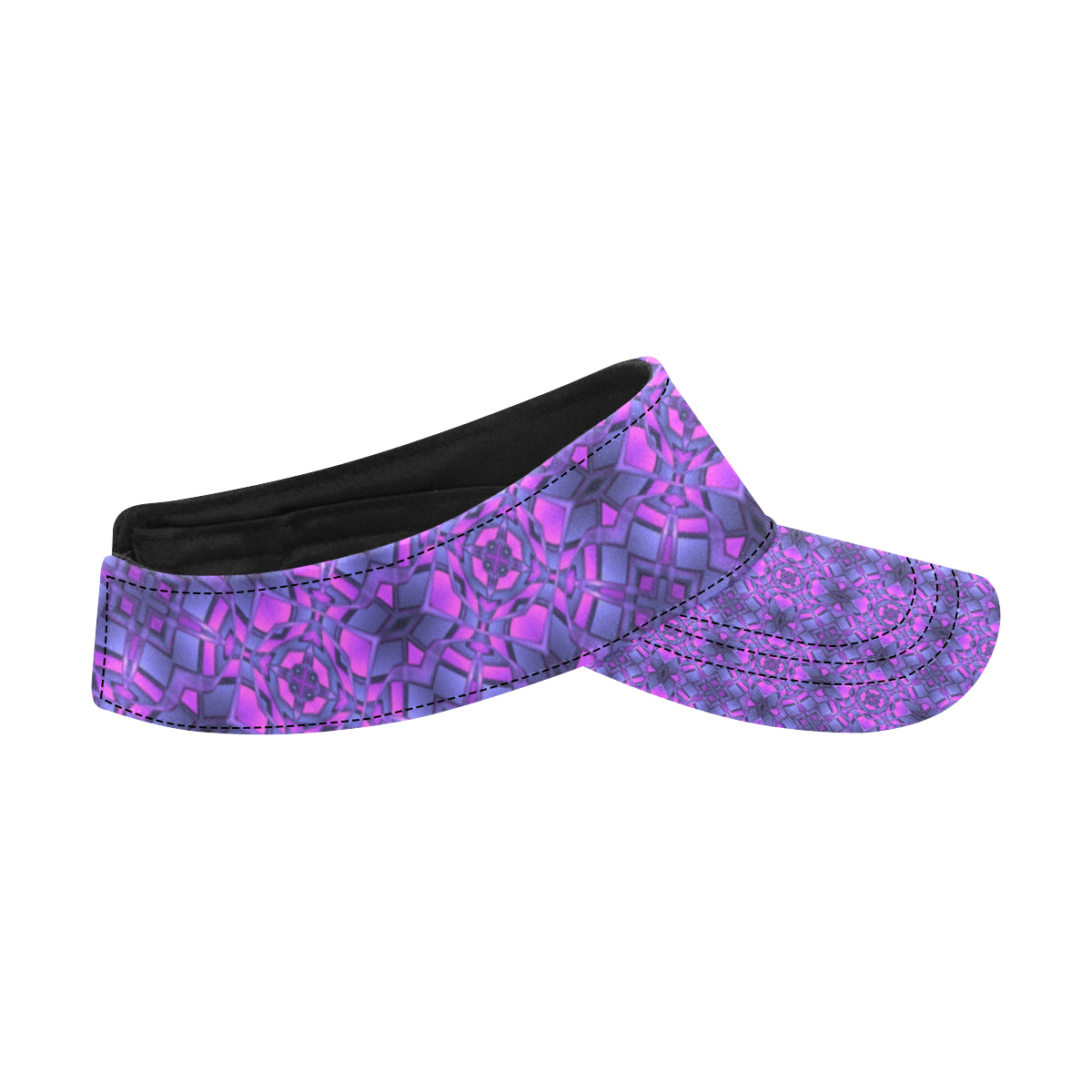 kaleidoscope Pattern Print Design Unisex Sun Visor