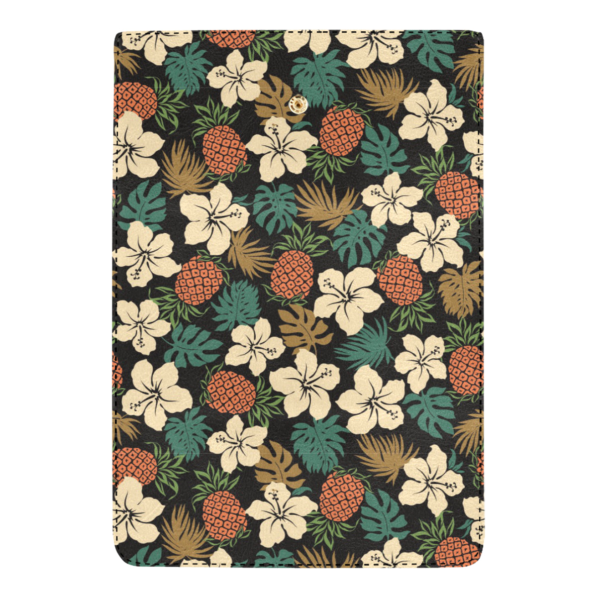 Hawaiian Themed Pattern Print Design H08 Women's Trifold Wallet