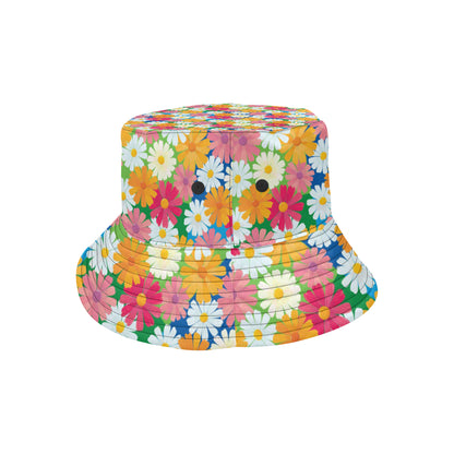 Daisy Pattern Print Design DS05 Unisex Bucket Hat