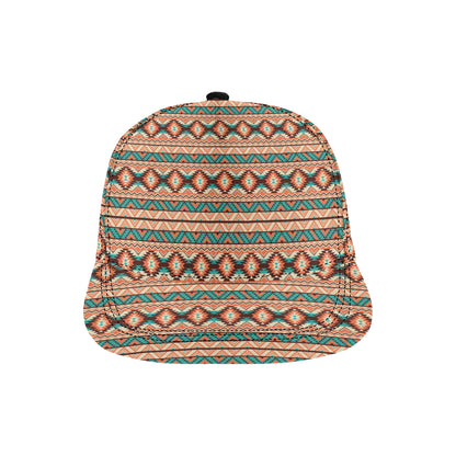 Navajo Western Style Print Pattern Snapback Cap