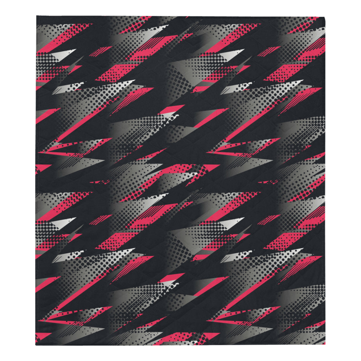 Racing Style Pattern Print Design A04 Premium Quilt