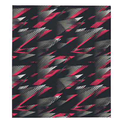 Racing Style Pattern Print Design A04 Premium Quilt