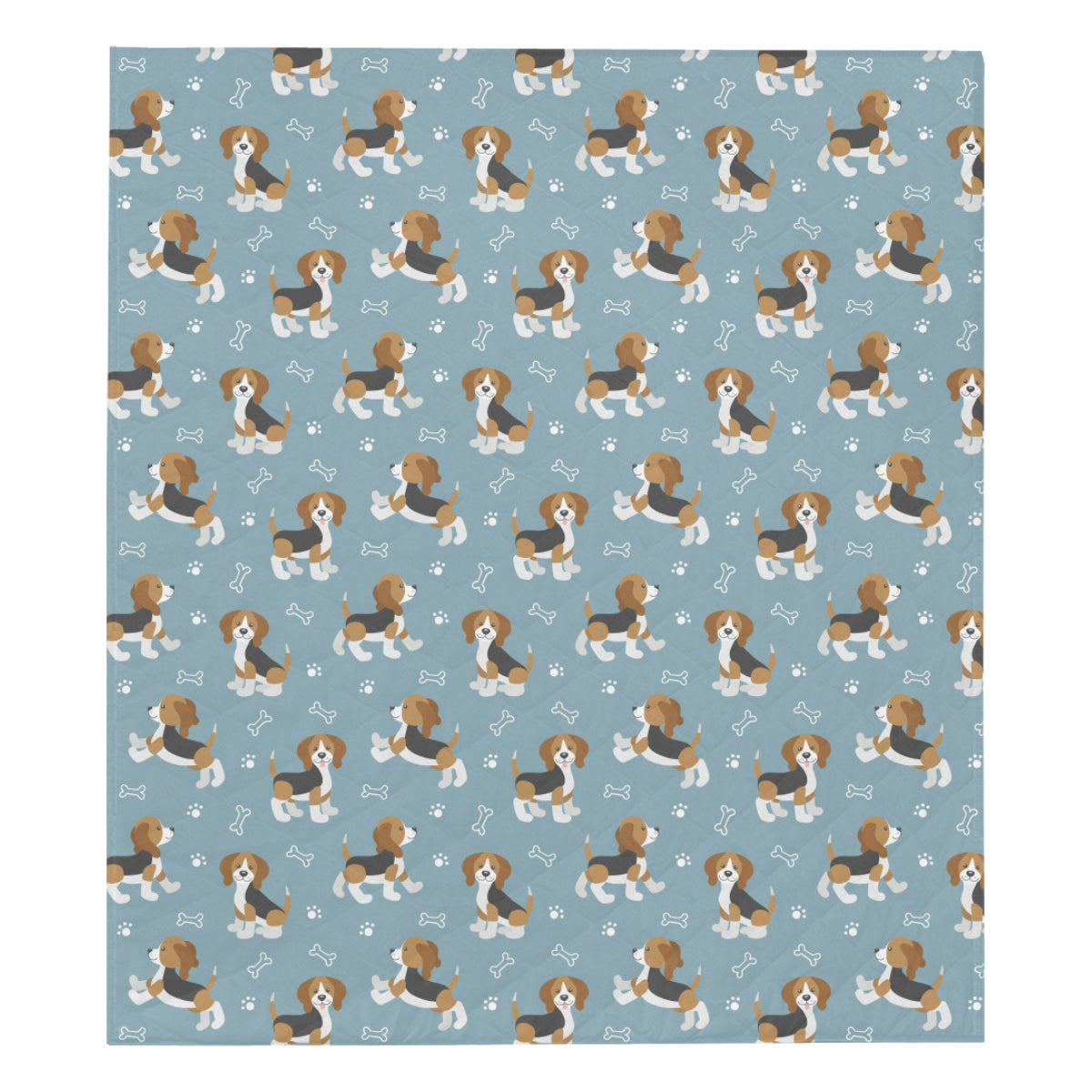 Beagle Pattern Print Design 02 Premium Quilt