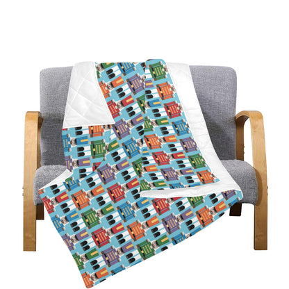 Nutcracker Pattern Print Design A02 Premium Quilt