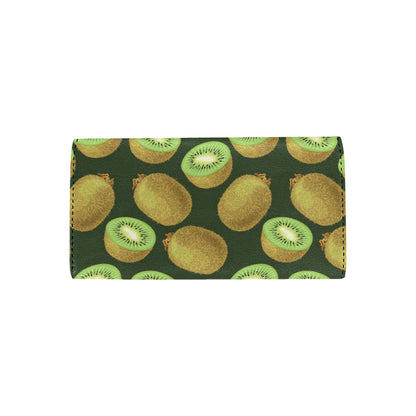 Kiwi Pattern Print Design KW04 Women's Trifold Wallet