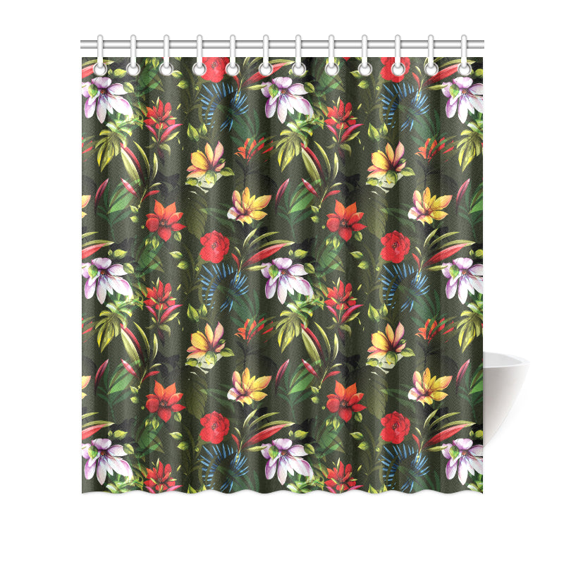 Magnolia Pattern Print Design 02 Shower Curtain