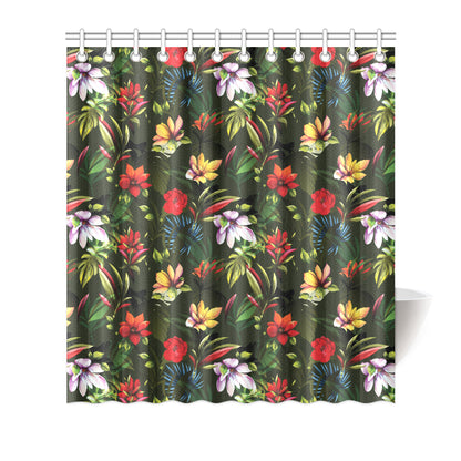 Magnolia Pattern Print Design 02 Shower Curtain