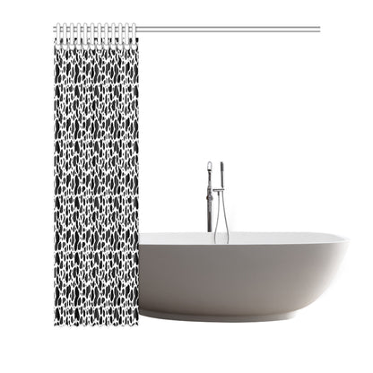 Cow Skin Pattern Print Design 04 Shower Curtain