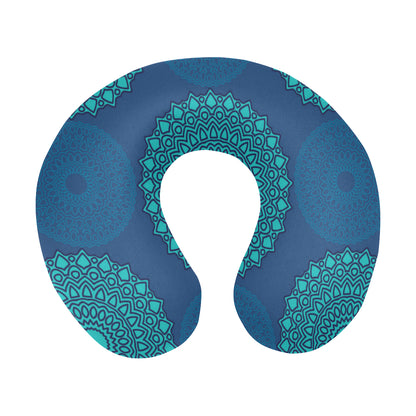 Medallion Pattern Print Design 04 U-Shaped Travel Neck Pillow