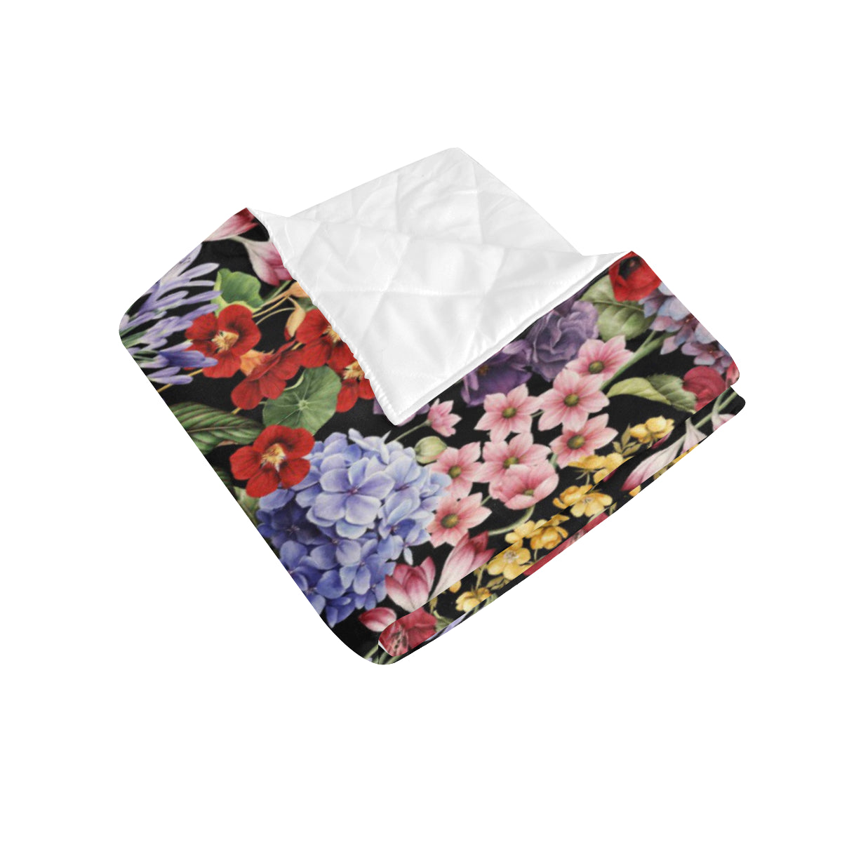 Summer Floral Pattern Print Design SF04 Premium Quilt