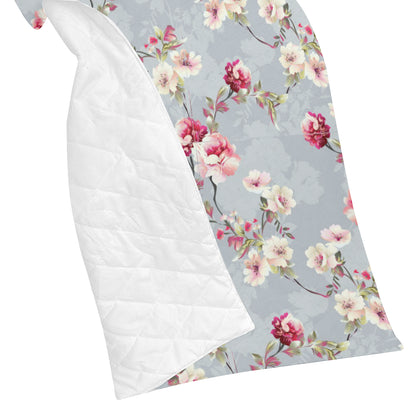Summer Floral Pattern Print Design SF02 Premium Quilt