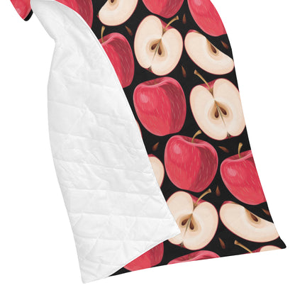 Apple Pattern Print Design AP02 Premium Quilt