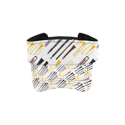 Clarinet Pattern Print Design 01 Unisex Sun Visor