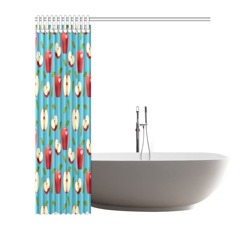 Apple Pattern Print Design AP012 Shower Curtain