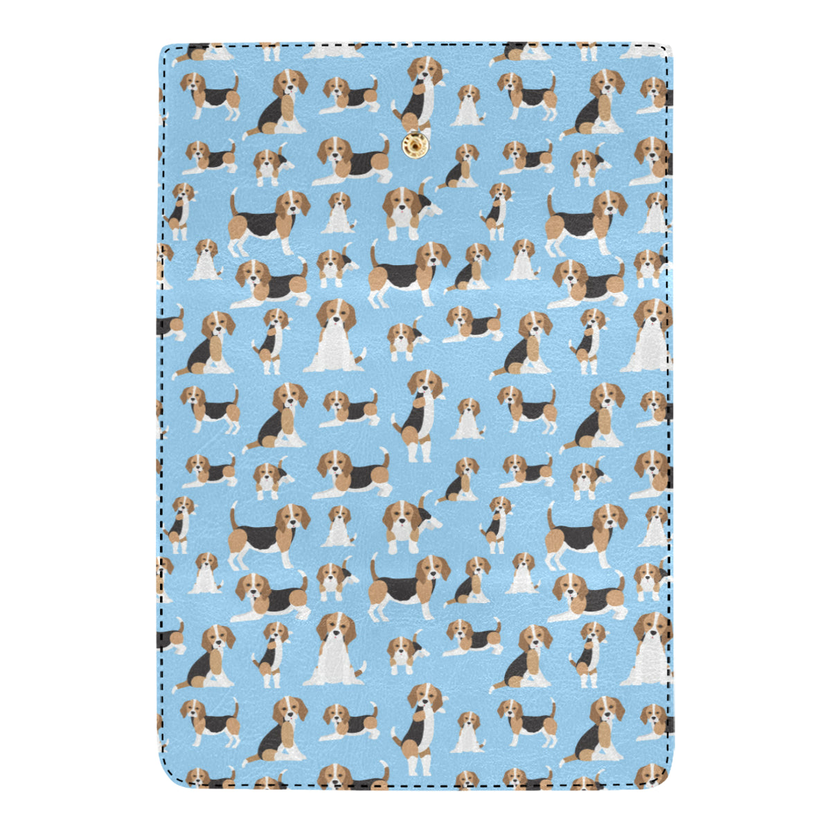 Beagle Pattern Print Design 03 Women's Trifold Wallet