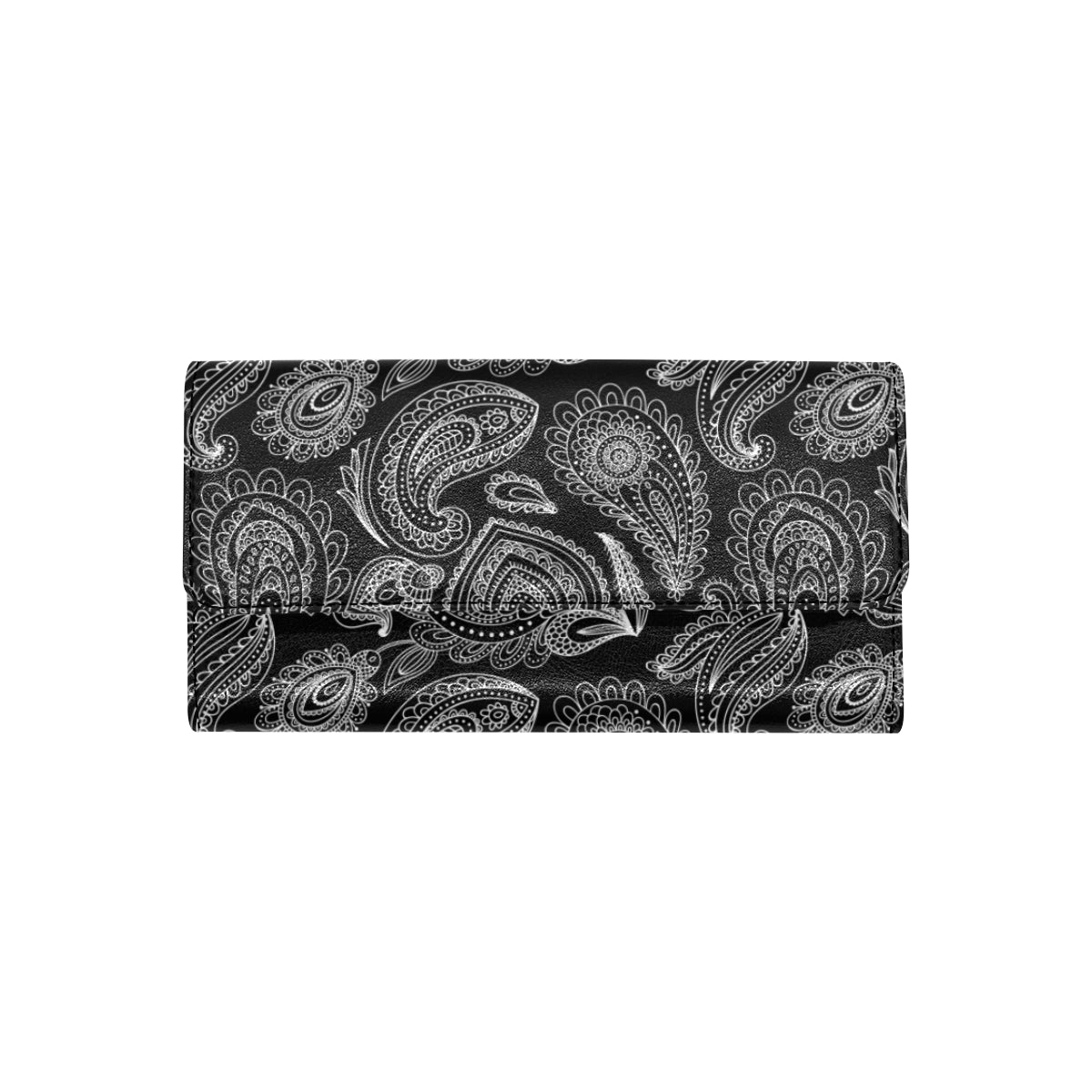 Paisley Pattern Print Design A04 Women's Trifold Wallet