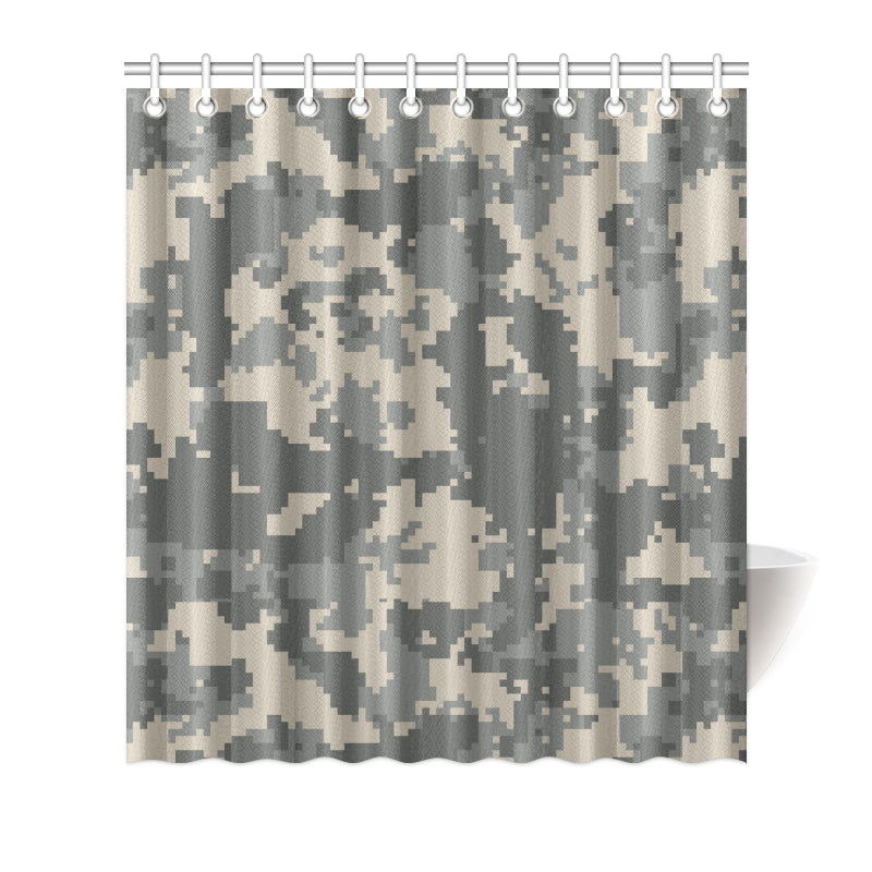 ACU Digital Camouflage Shower Curtain