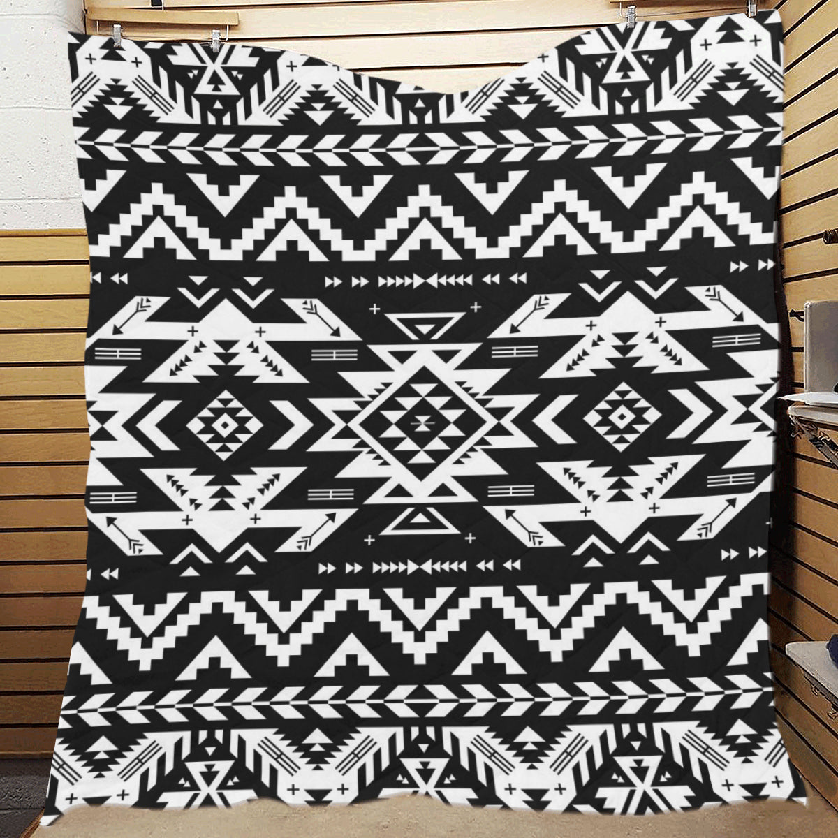Tribal indians native aztec Premium Quilt