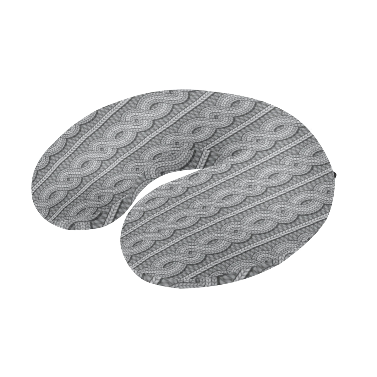 Cable Knit Pattern Print Design 01 U-Shaped Travel Neck Pillow