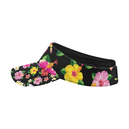 Hibiscus Pattern Print Design HB025 Unisex Sun Visor