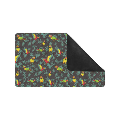 Parrot Themed Print Rubber Doormat