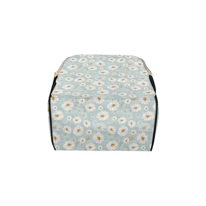 Daisy Pattern Print Design DS012 Diaper Bag Backpack