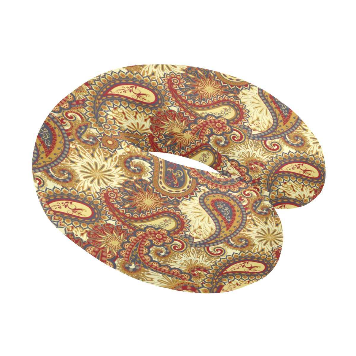 Boho Pattern Print Design 08 U-Shaped Travel Neck Pillow