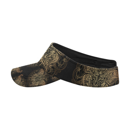 Gold Butterfly Ornamental Unisex Sun Visor