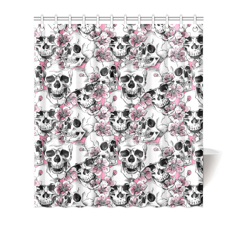 Cherry Blossom Pattern Print Design CB03 Shower Curtain