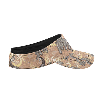 Peacock Pattern Print Design A05 Unisex Sun Visor