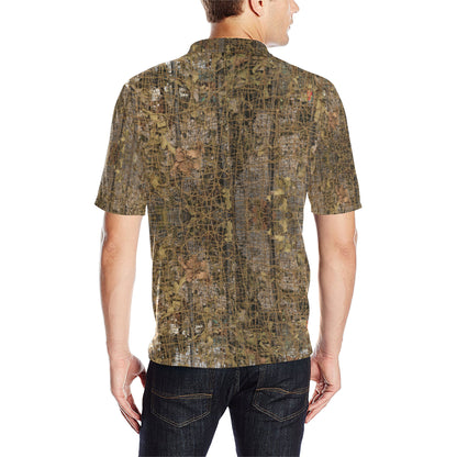 Camouflage Realtree Pattern Print Design 01 Men Polo Shirt