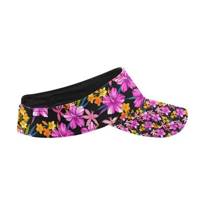 Tropical Folower Pink Hibiscus Print Unisex Sun Visor