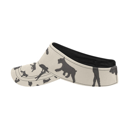 Schnauzers Pattern Print Design A06 Unisex Sun Visor