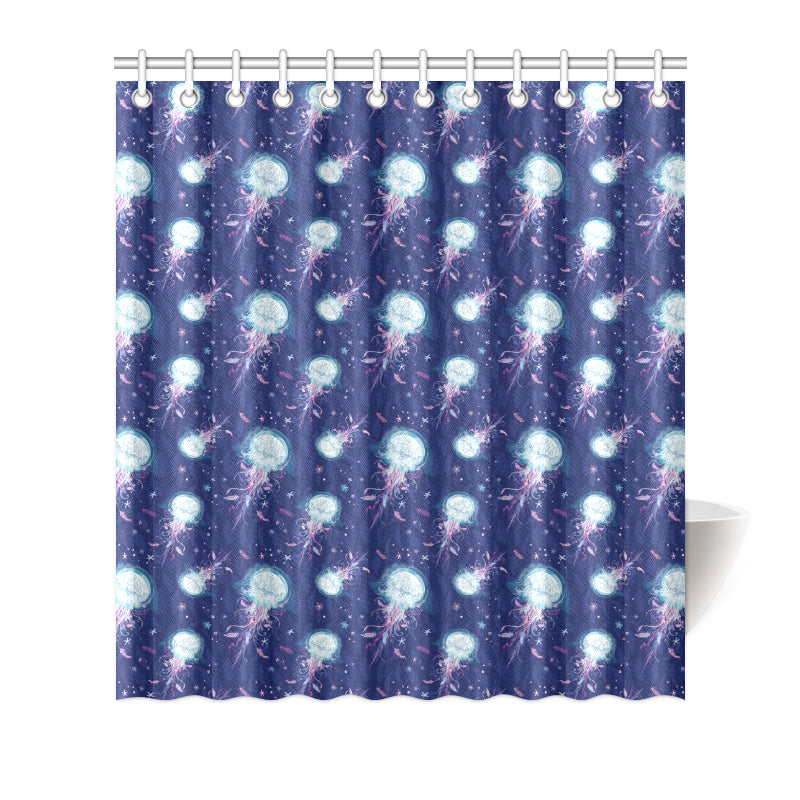 Jellyfish Cute Design Shower Curtain