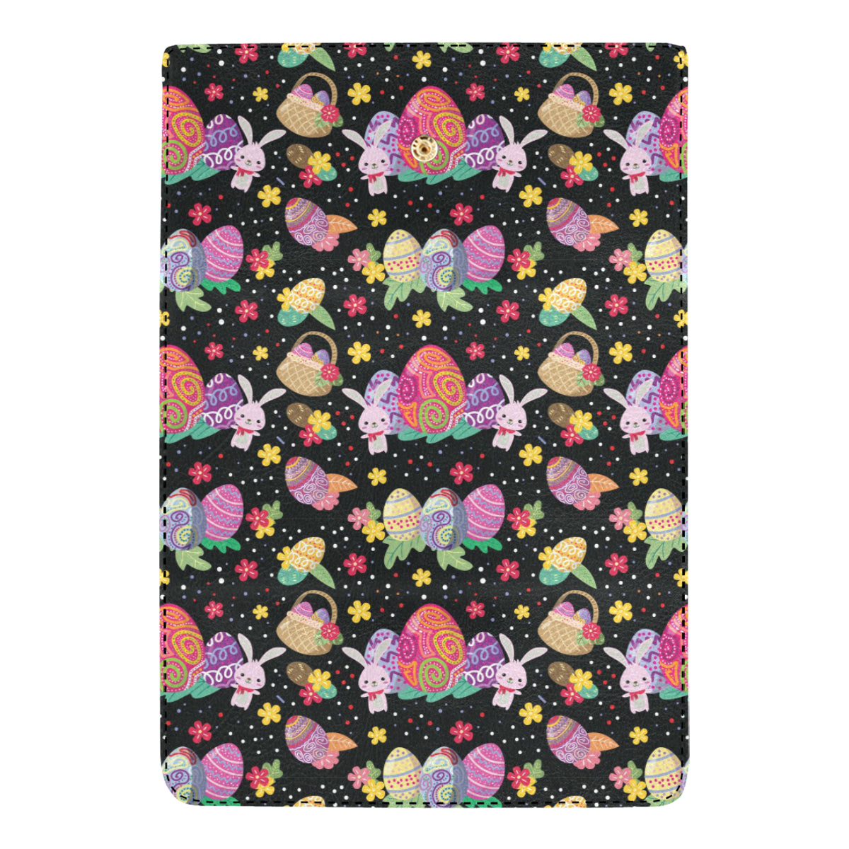 Easter Eggs Pattern Print Design RB06 Women's Trifold Wallet