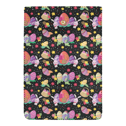 Easter Eggs Pattern Print Design RB06 Women's Trifold Wallet