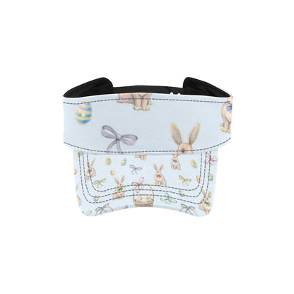 Rabbit Easter Eggs Pattern Print Design 03 Unisex Sun Visor
