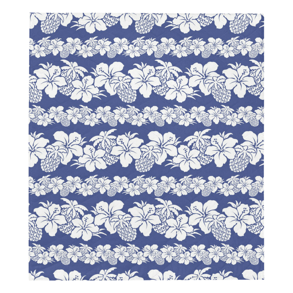 Hawaiian Themed Pattern Print Design H07 Premium Quilt